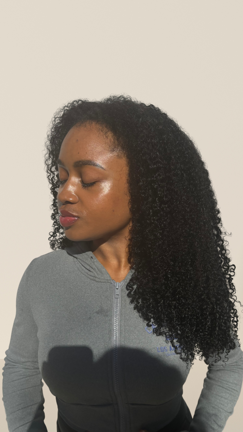 Natural Curly HD Lace Closure Wigs